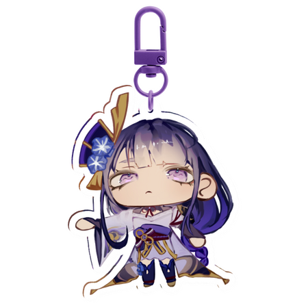 Chibi Raiden Ei Acrylic Keychain