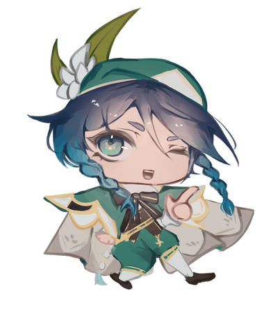 Chibi Venti Sticker