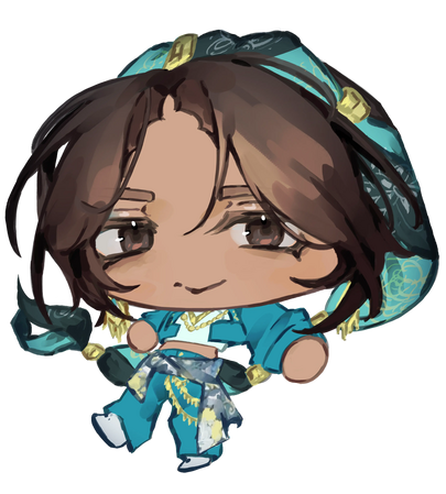 Chibi Minajael Glossy Sticker